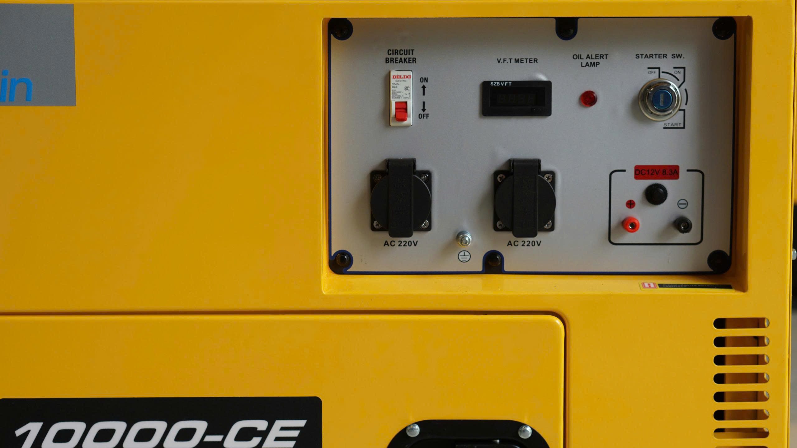 SILENT DIESEL GENERATOR 10000-CE 4 SILENT DIESEL GENERATOR 10000-CE - Ảnh 4